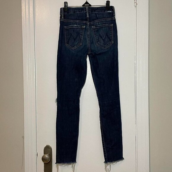 Mother high waisted looker ankle fray in cat attack size 25 - Picture 6 of 8